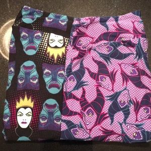 Lularoe Disney Villians TC Leggings